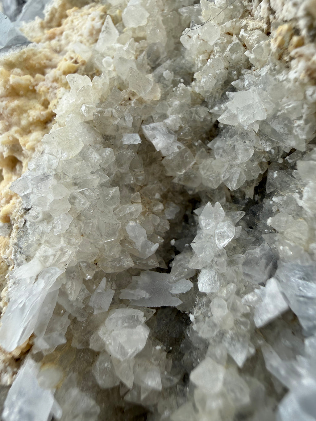 Blue Barite with Fluorescent Calcite & Quartz | Erongo Mountains, Namibia