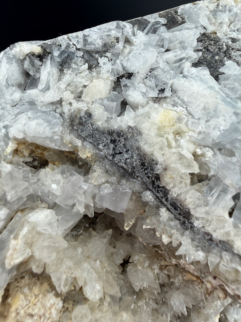 Blue Barite with Fluorescent Calcite & Quartz | Erongo Mountains, Namibia