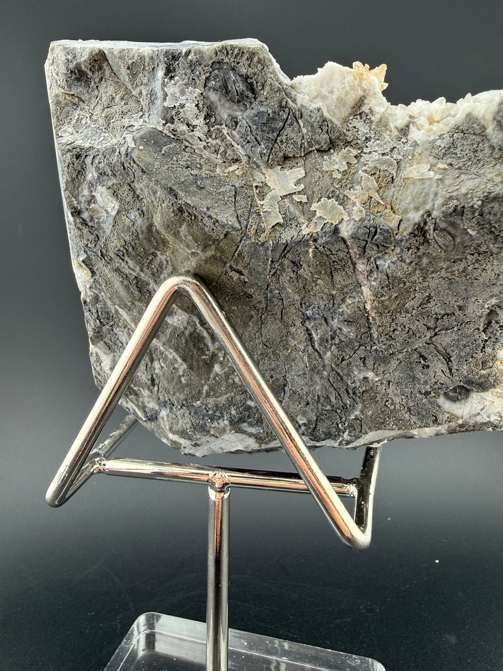 Blue Barite with Fluorescent Calcite & Quartz | Erongo Mountains, Namibia