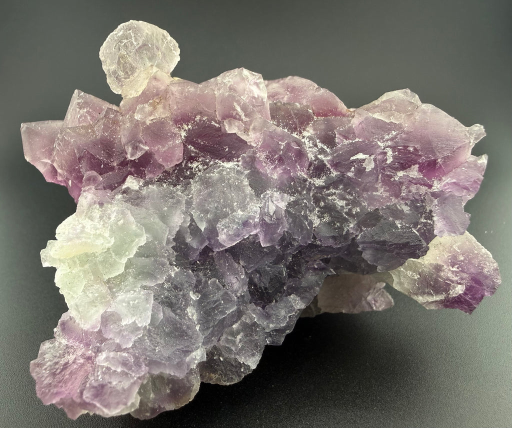 UV Reactive Purple Fluorite with Calcite — Fujian Province, China UV Reactive Purple Fluorite with Calcite — Fujian Province, China