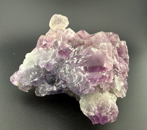 UV Reactive Purple Fluorite with Calcite — Fujian Province, China UV Reactive Purple Fluorite with Calcite — Fujian Province, China