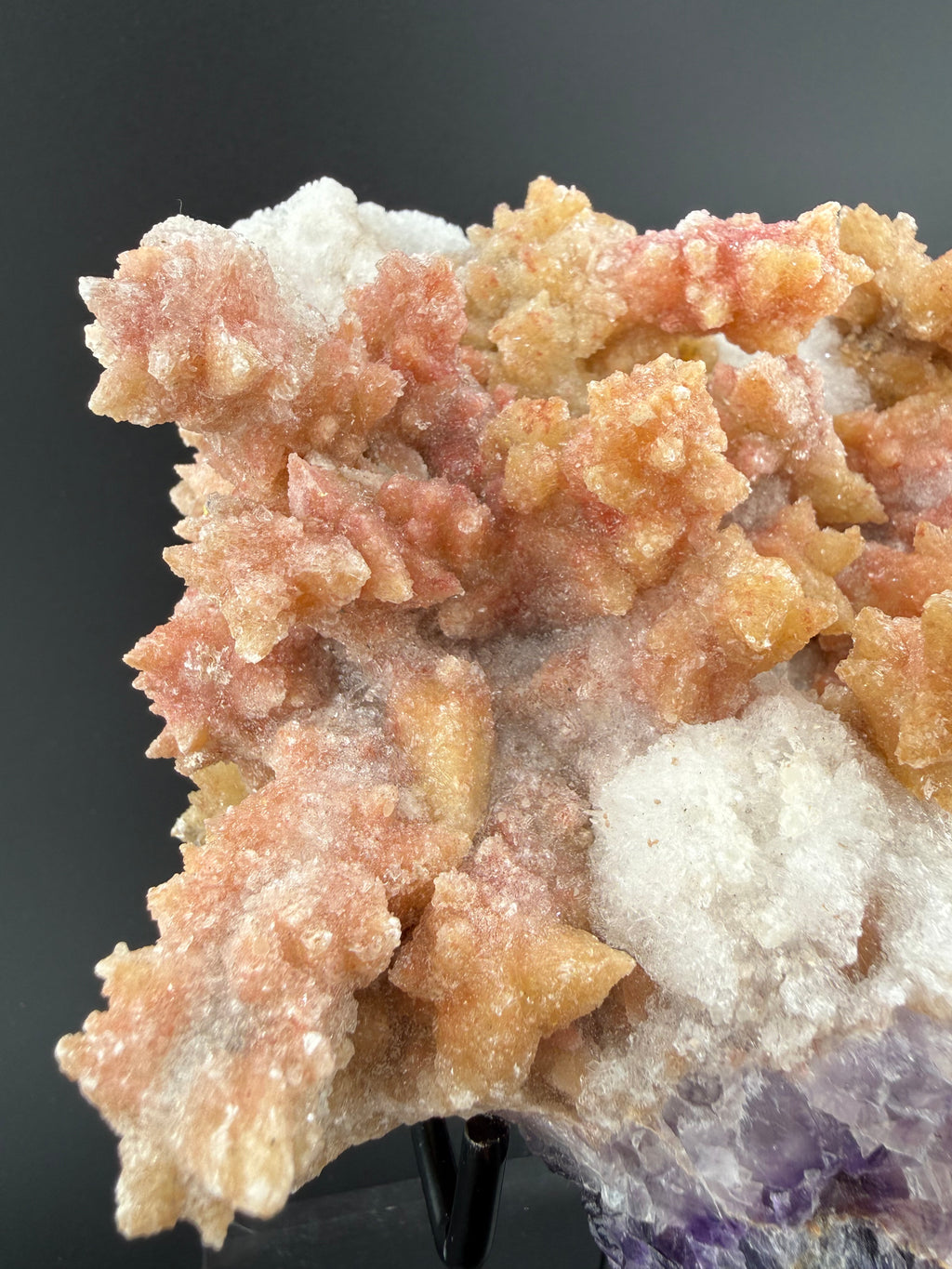 UV Reactive Calcite with Fluorite | Phosphorescent Specimen | Hubei, China