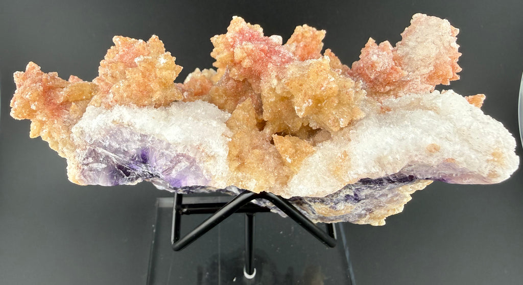 UV Reactive Calcite with Fluorite | Phosphorescent Specimen | Hubei, China