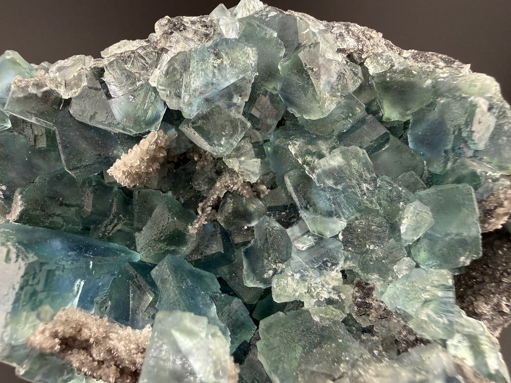 Blue Fluorite on Matrix · UV Reactive · China