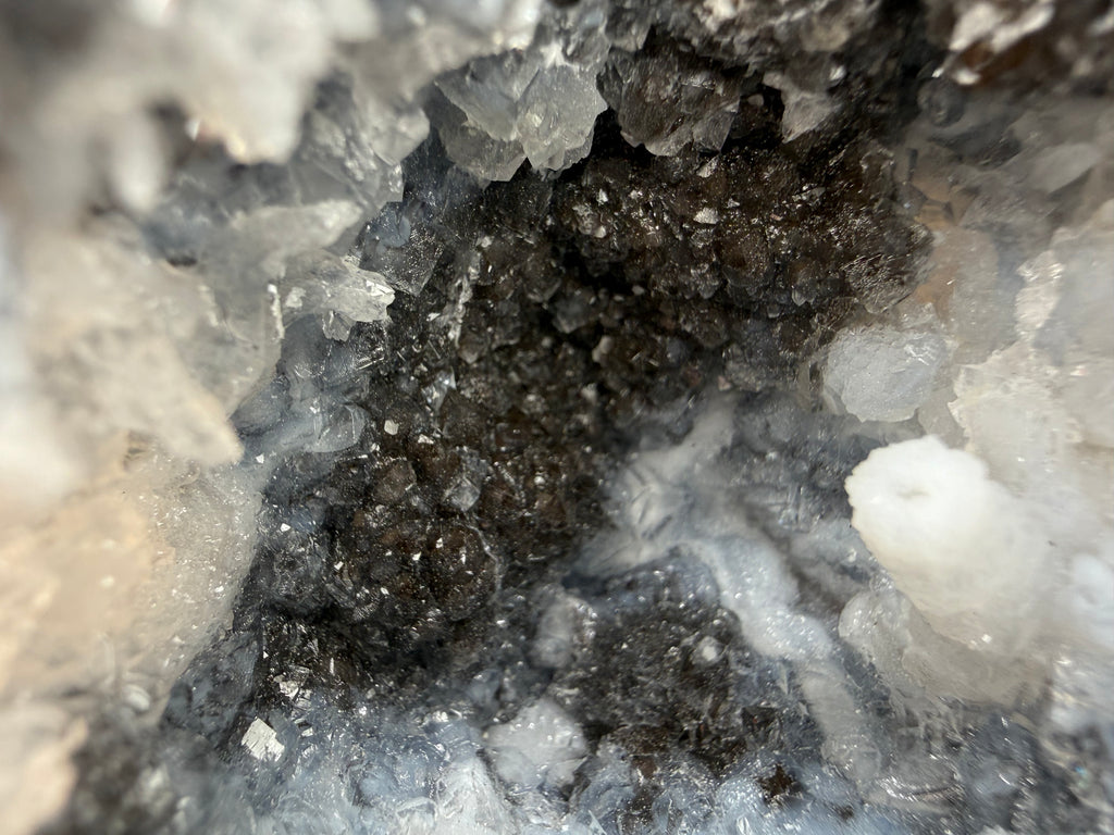 UV Reactive “Alien Agate” Geode | Hinged Display Specimen