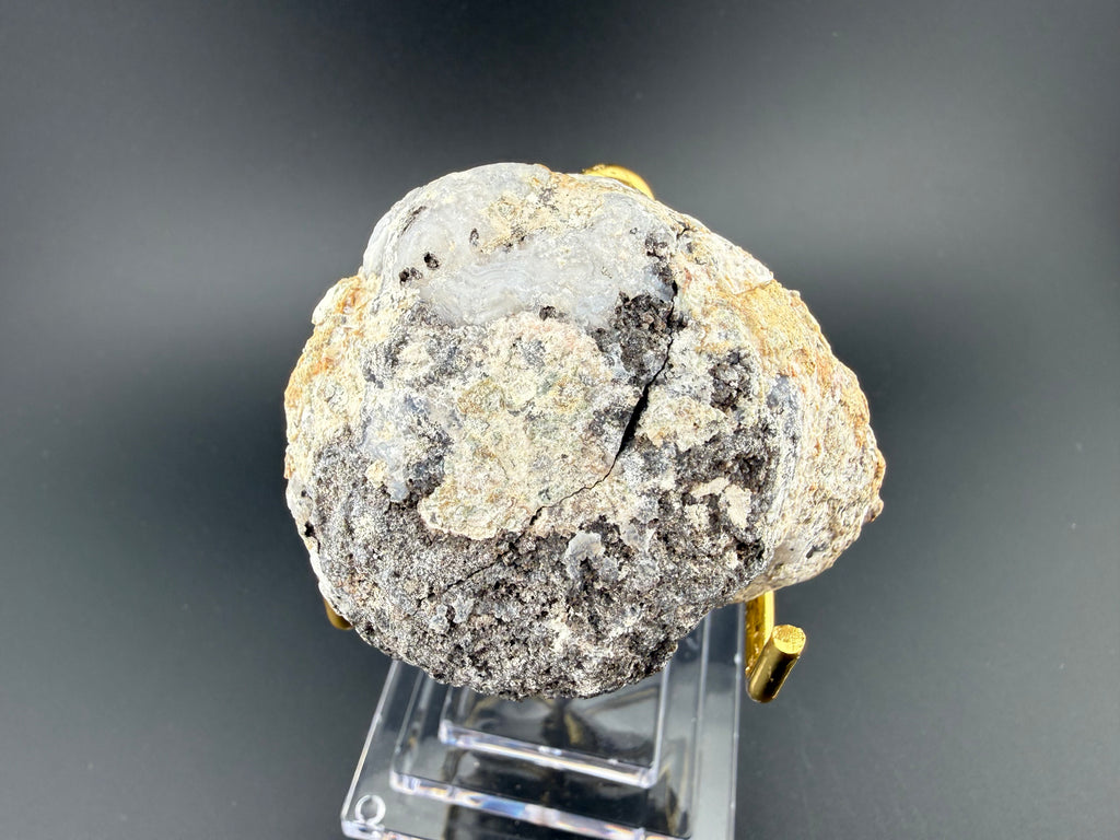 UV Reactive “Alien Agate” Geode | Hinged Display Specimen