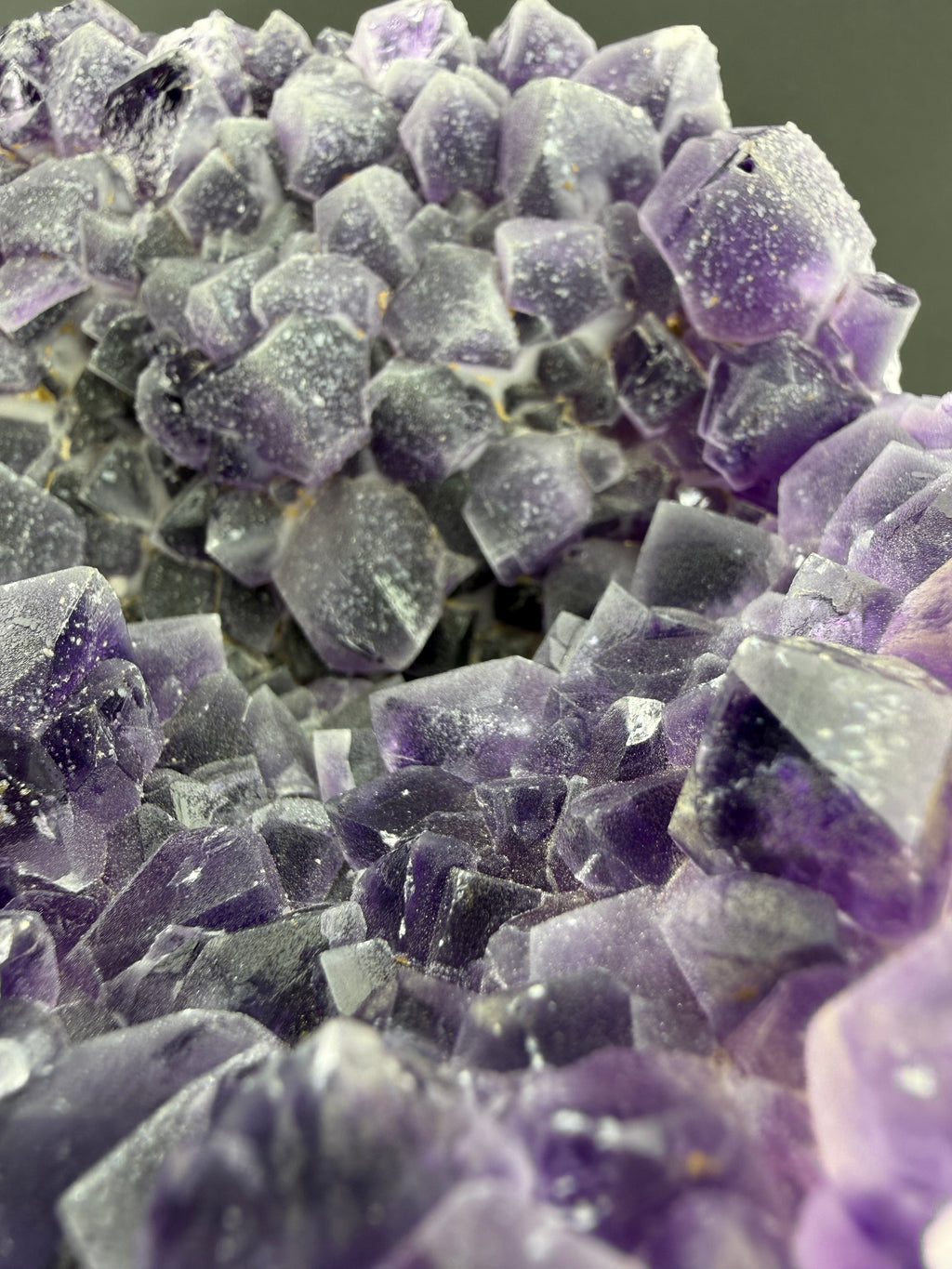 Frosted Amethyst Geode | Sculptural Volcanic Formation | Brazil
