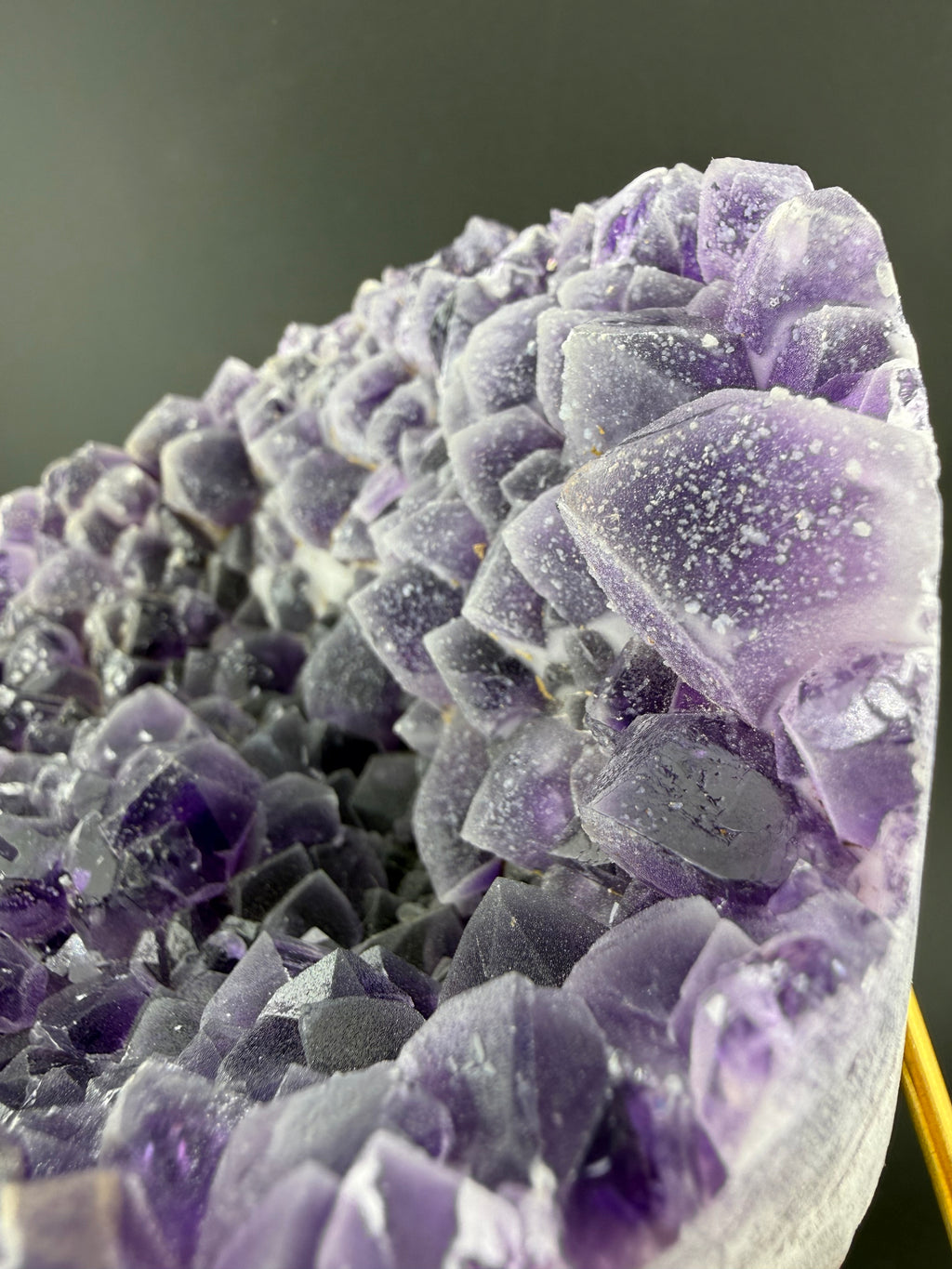 Frosted Amethyst Geode | Sculptural Volcanic Formation | Brazil