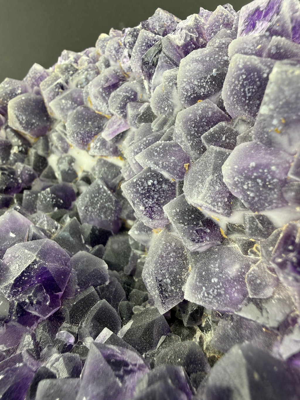 Frosted Amethyst Geode | Sculptural Volcanic Formation | Brazil