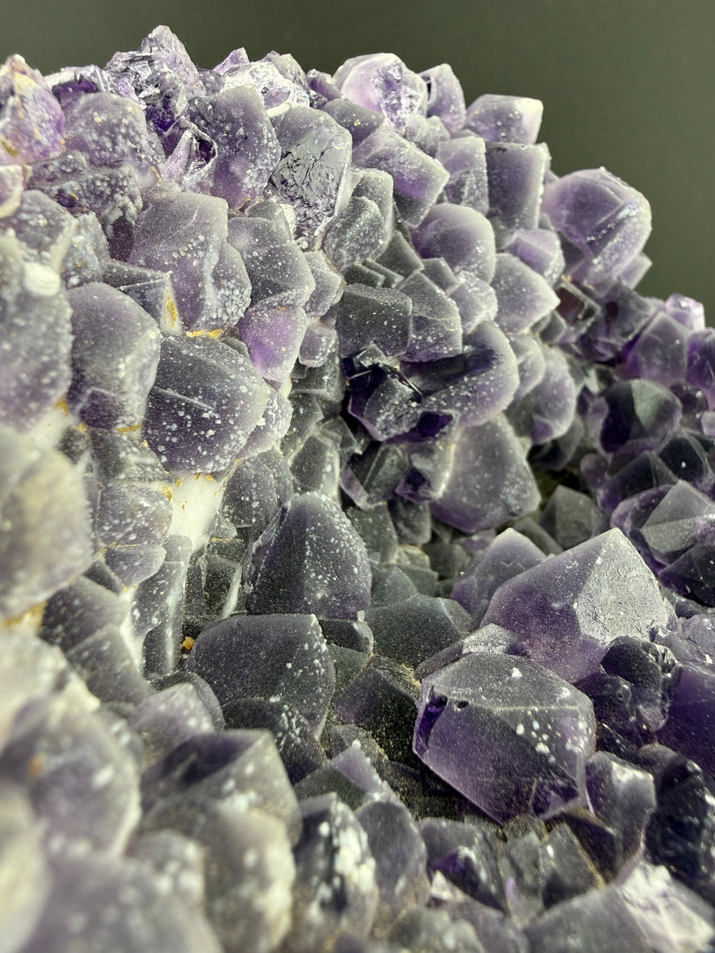 Frosted Amethyst Geode | Sculptural Volcanic Formation | Brazil