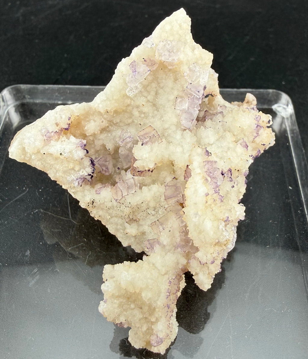 Fluorite on Calcite | UV Reactive Specimen | Hubei, China