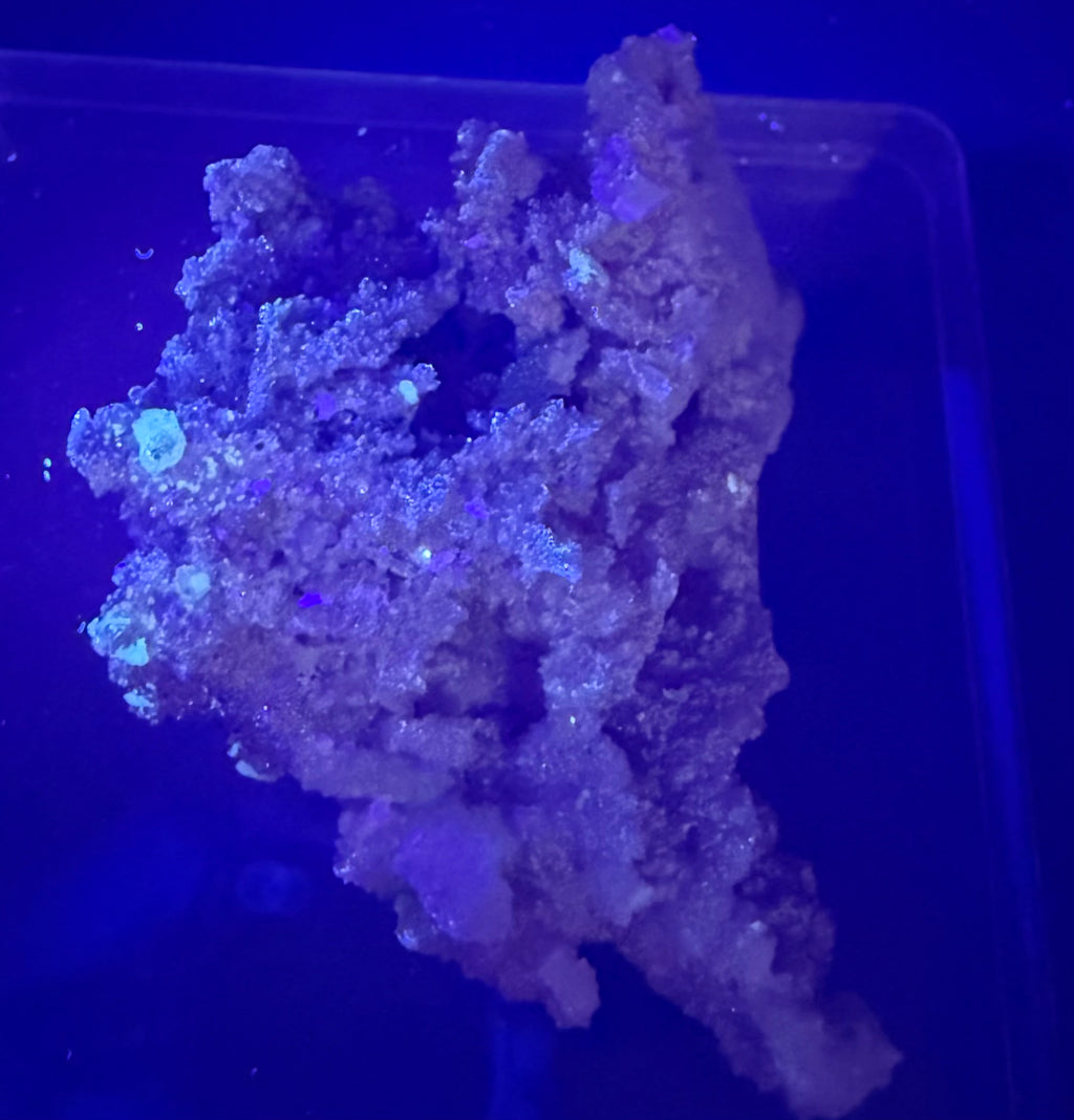 Fluorite on Calcite | UV Reactive Specimen | Hubei, China