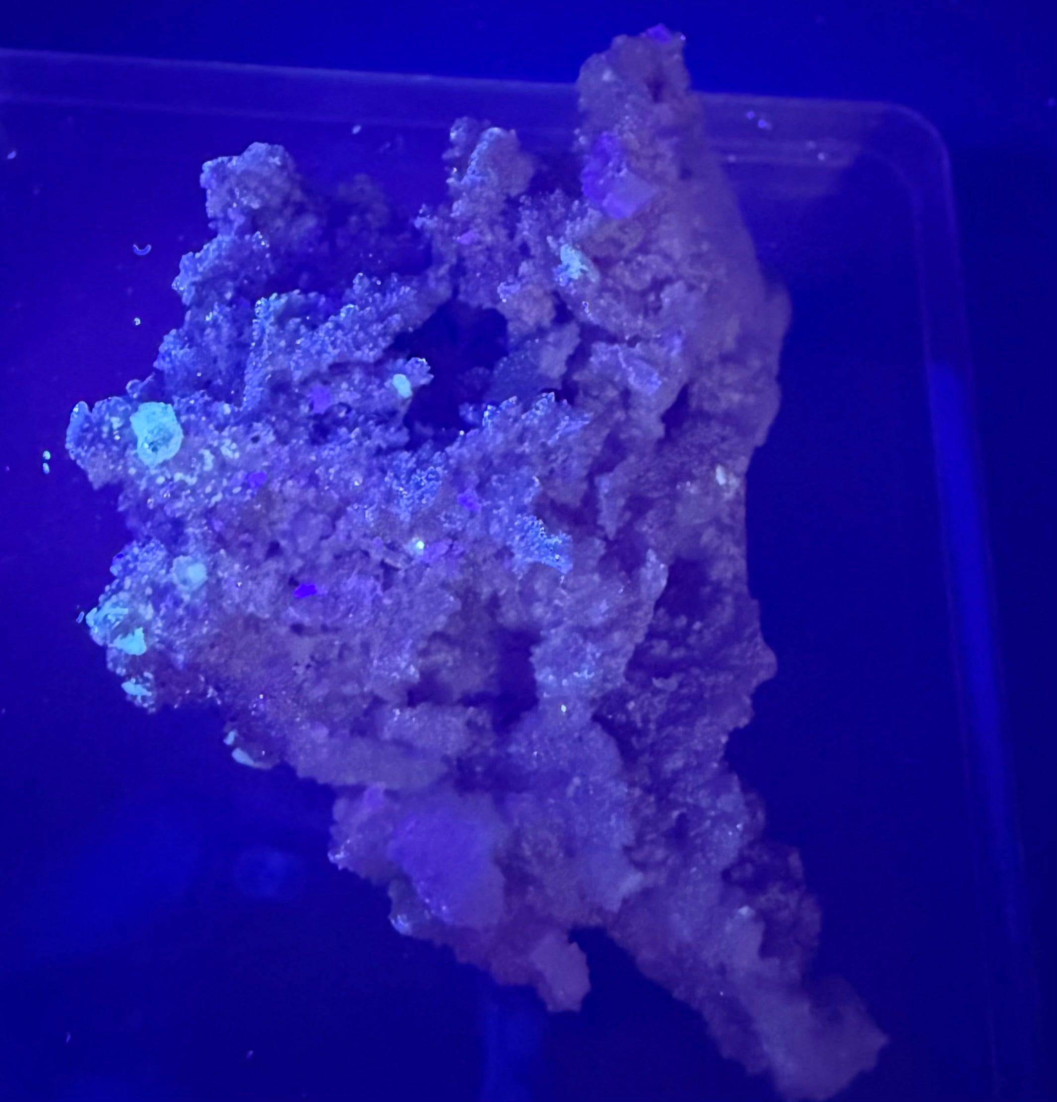 Fluorite on Calcite | UV Reactive Specimen | Hubei, China