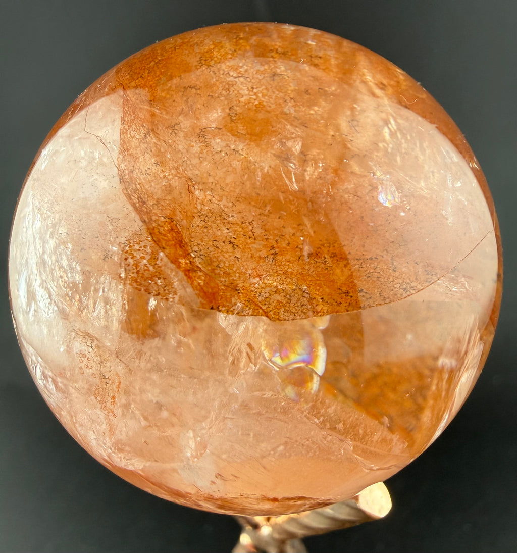 Hematoid Quartz Sphere | Quartz with Hematite Inclusions | Brazil | Lapidary Form