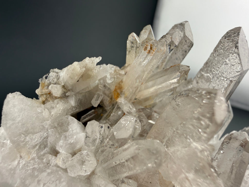Quartz with Specular Hematite | Sculptural Hydrothermal Cluster | Inner Mongolia, China