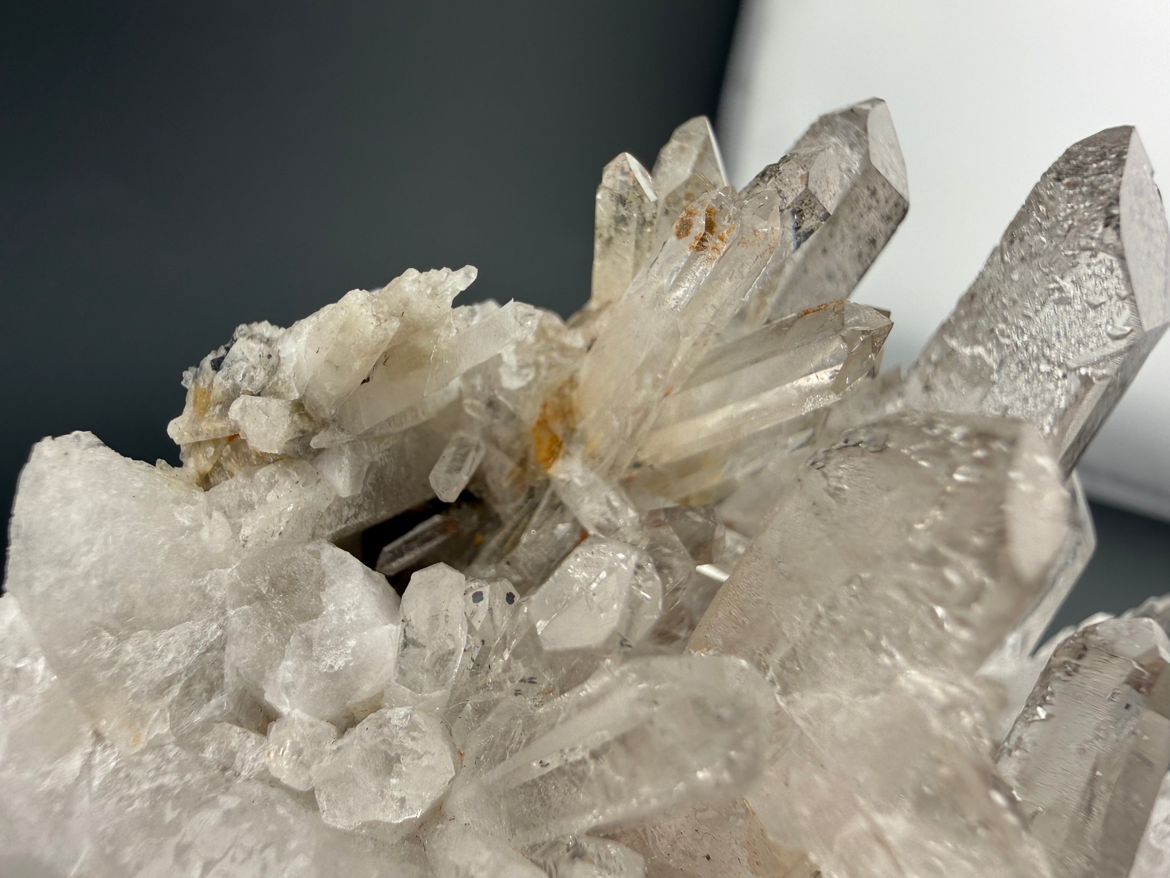 Quartz with Specular Hematite | Sculptural Hydrothermal Cluster | Inner Mongolia, China