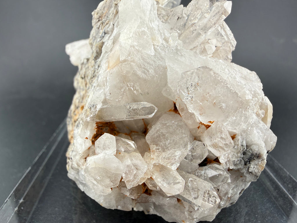 Quartz with Specular Hematite | Sculptural Hydrothermal Cluster | Inner Mongolia, China