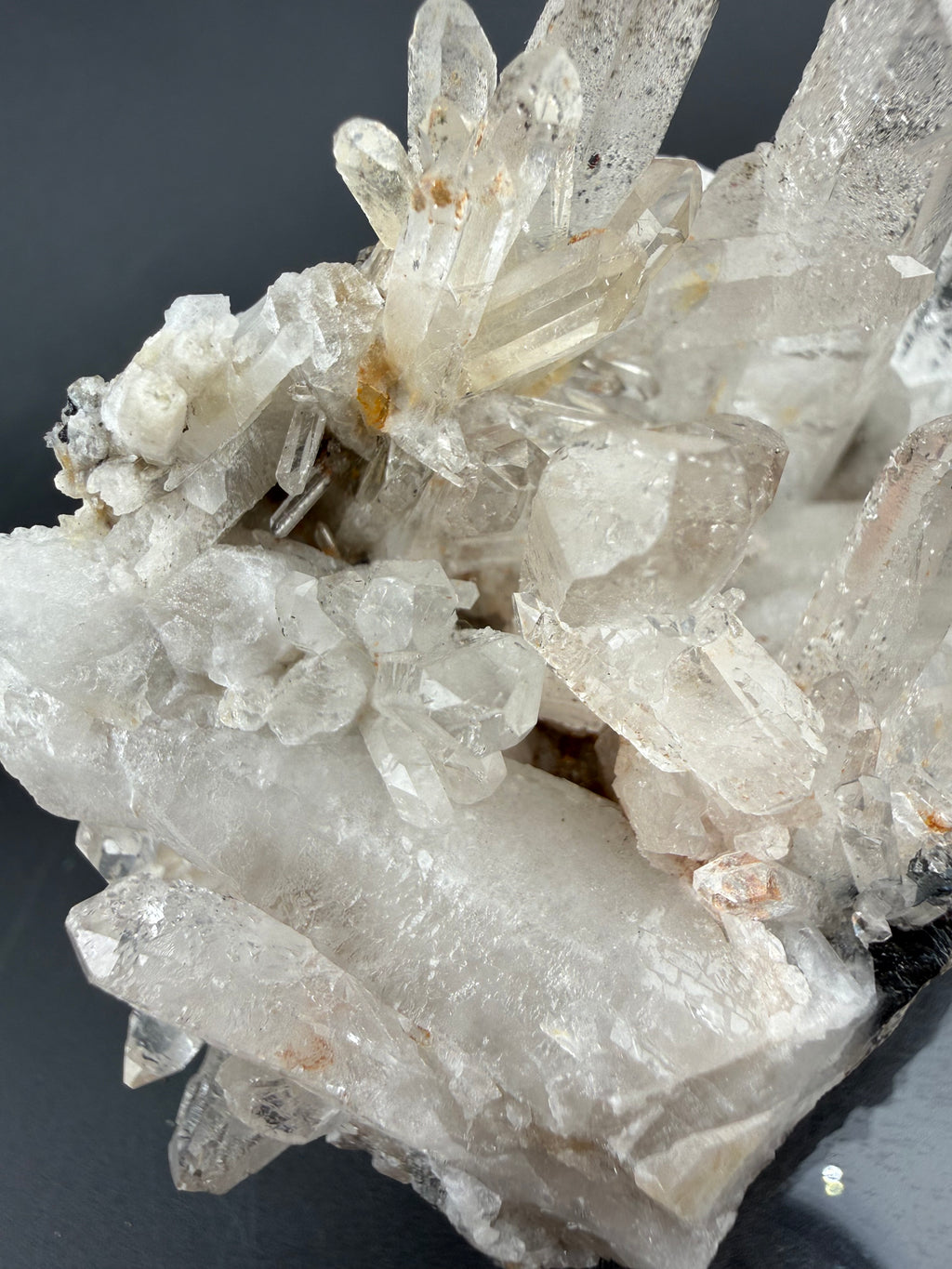 Quartz with Specular Hematite | Sculptural Hydrothermal Cluster | Inner Mongolia, China