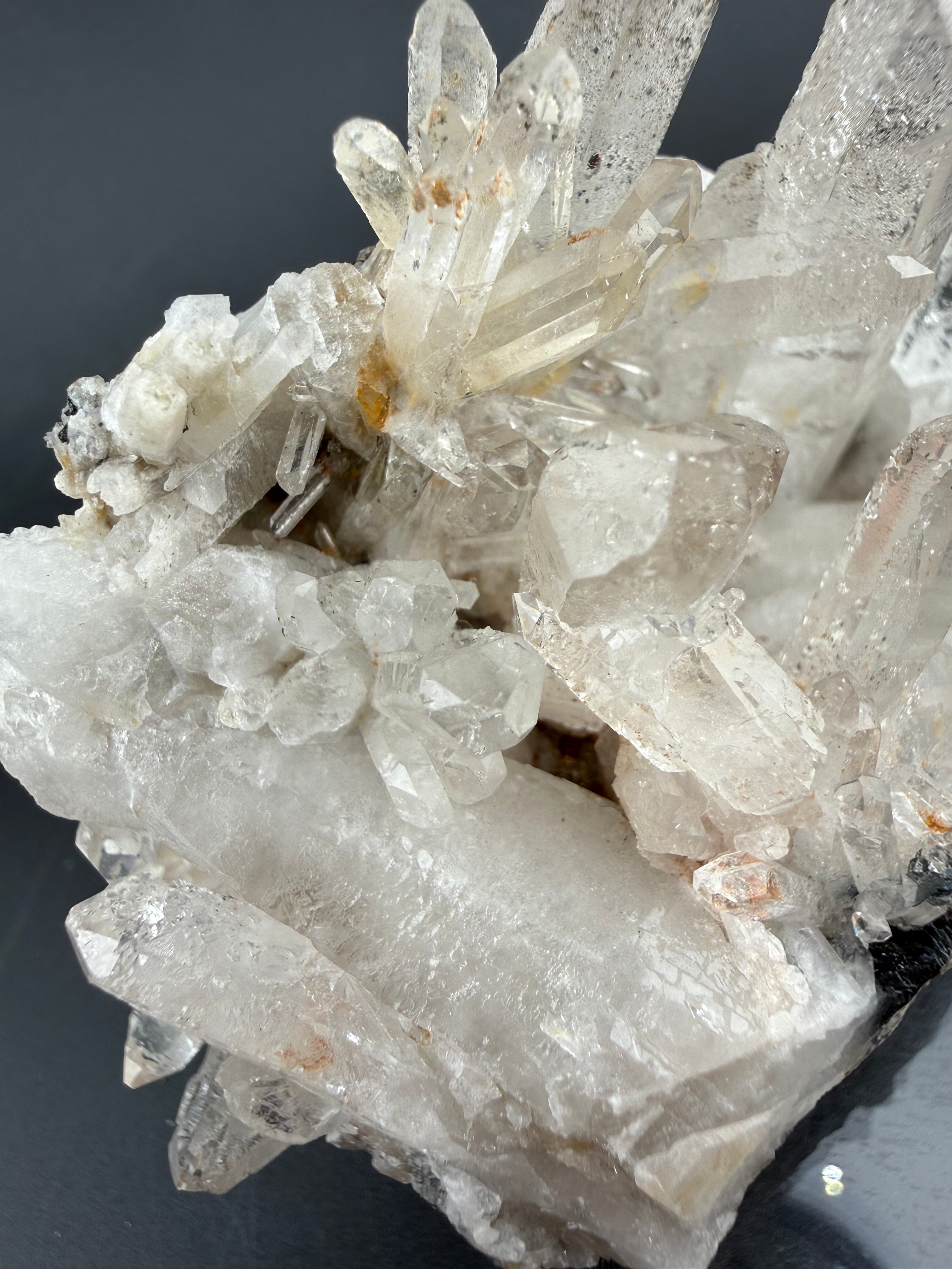 Quartz with Specular Hematite | Sculptural Hydrothermal Cluster | Inner Mongolia, China