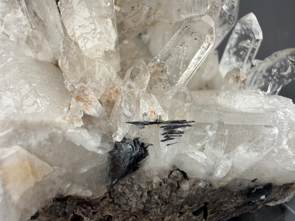 Quartz with Specular Hematite | Sculptural Hydrothermal Cluster | Inner Mongolia, China