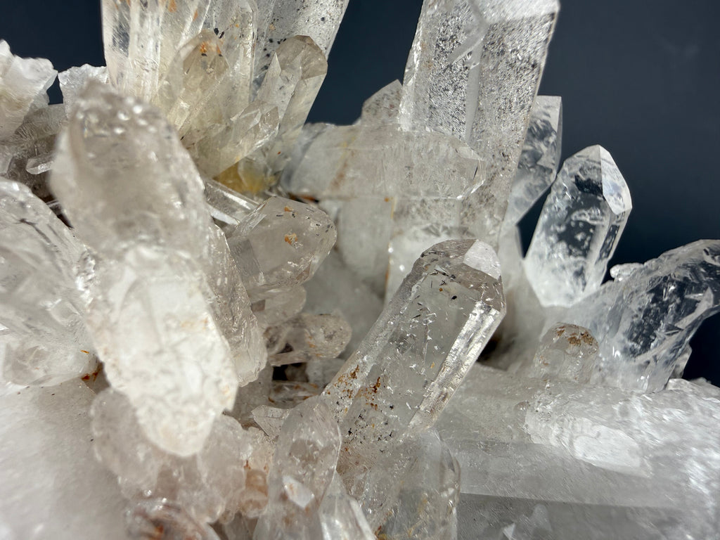 Quartz with Specular Hematite | Sculptural Hydrothermal Cluster | Inner Mongolia, China