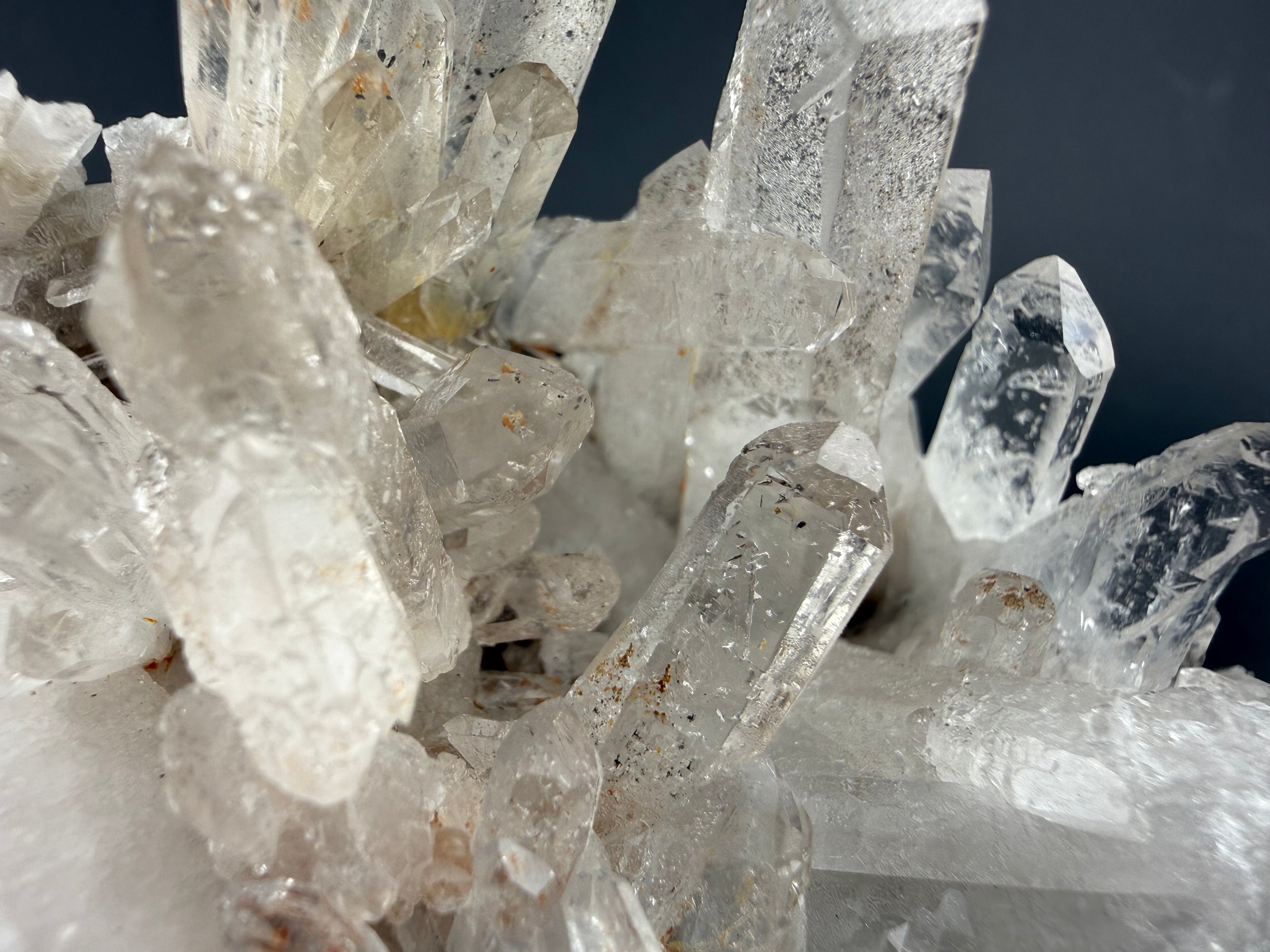 Quartz with Specular Hematite | Sculptural Hydrothermal Cluster | Inner Mongolia, China