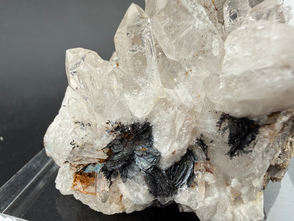 Quartz with Specular Hematite | Sculptural Hydrothermal Cluster | Inner Mongolia, China